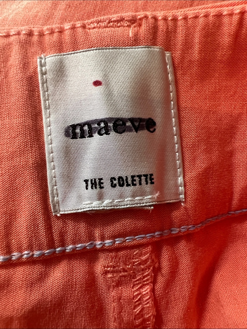 Maeve Colette Coral Wide Leg Crop Pants NEW - Picture 4 of 5